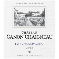 2012 - Grand Vin Château Canon Chaigneau