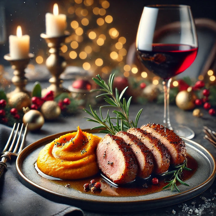 Spiced Duck Breast with Sweet Potato Purée & Château Canon Chaigneau 2018